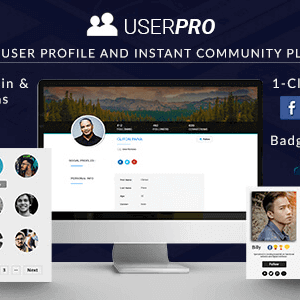 Userpro – User Profiles With Social Login