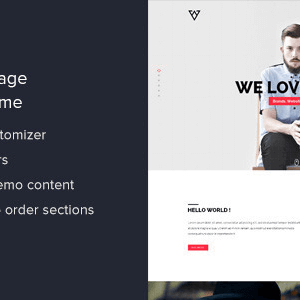 Viska – Creative One Page Wordpress Theme