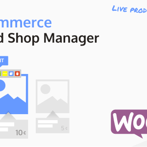 Woocommerce Frontend Shop Manager