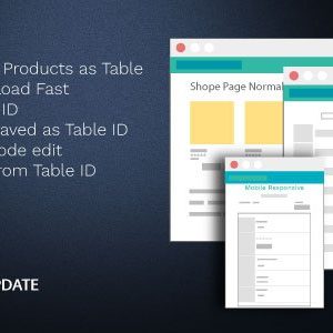 Woo Product Table Pro