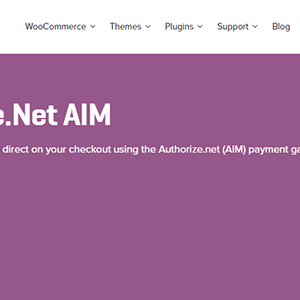 Woocommerce Authorize.Net Aim