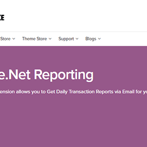 Woocommerce Authorize.Net Reporting