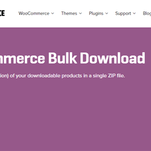 Woocommerce Bulk Download
