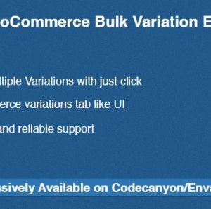 WooCommerce Bulk Variation Editor