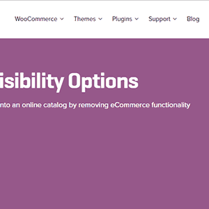 Woocommerce Catalog Visibility Options