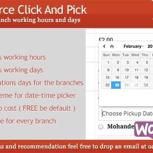 WooCommerce Click And Pick