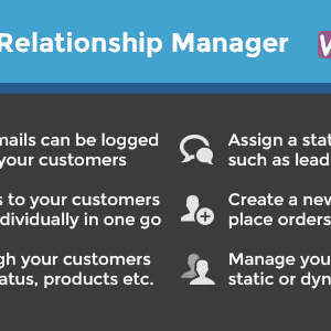 Woocommerce Customer Relationship Manager