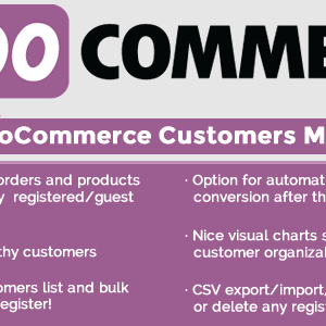 Woocommerce Customers Manager