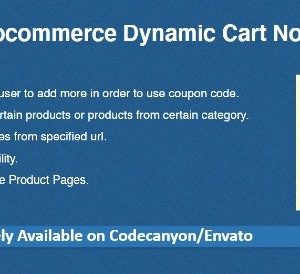 Woocommerce Dynamic Cart Notices