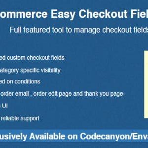WooCommerce Easy Checkout Fields Editor