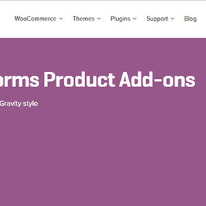 Woocommerce Gravity Forms Add-Ons