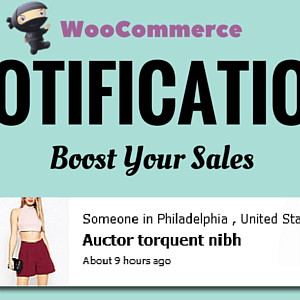 Woocommerce Notification – Boost Your Sales Live Feed Sales Upsells