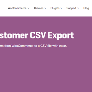 Woocommerce Order Customer Csv Export