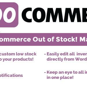 WooCommerce Out of Stock! Manager
