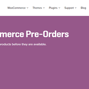 Woocommerce Pre-Orders