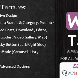 Woocommerce Product Tab Pro