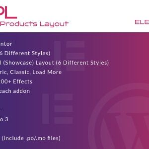 WooCommerce Products Layout for Elementor