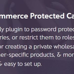 WooCommerce Protected Categories