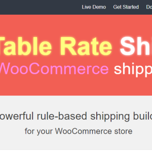 WooCommerce Tree Table Rate Shipping