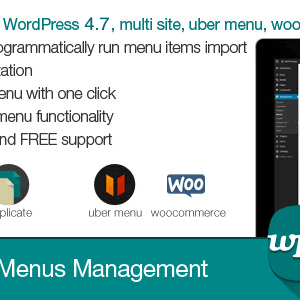Wordpress Menus Management