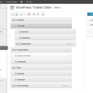 WordPress Toolbar Editor
