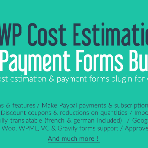 Wp Cost Estimation & Payment Forms Builder