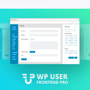 Wp User Frontend Pro (Professional)