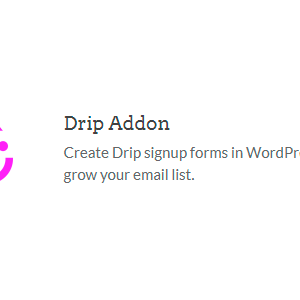 WPForms – Drip addon
