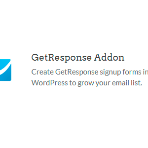 WPForms – Getresponse addon