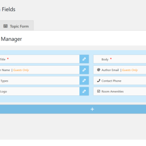 wpForo - Topic Custom Fields