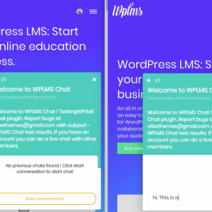 WPLMS Chat