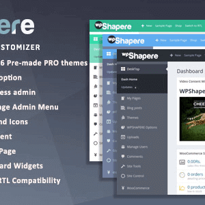 Wpshapere – Wordpress Admin Theme