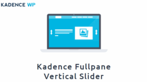 Kadence Fullpane Vertical Slider